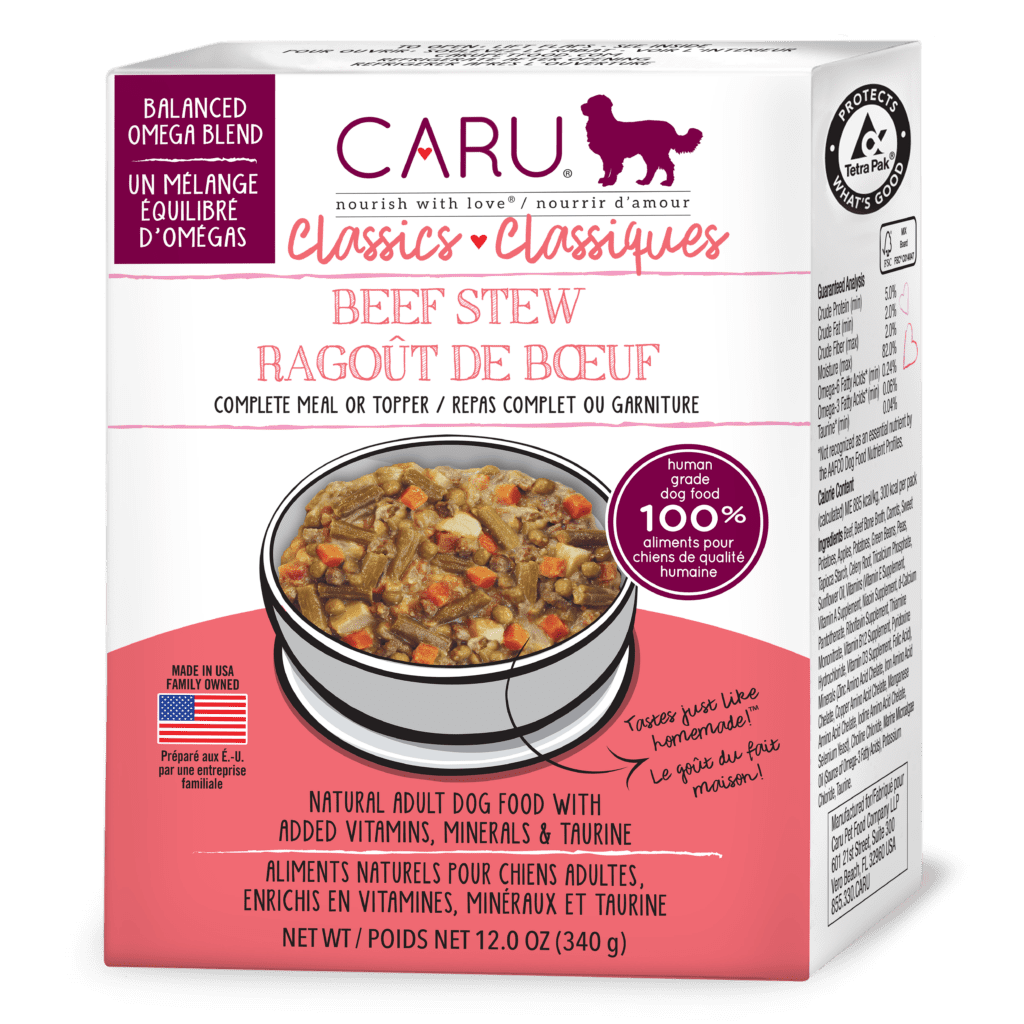 Caru Classics Beef Stew for Dogs Caru Pet Food