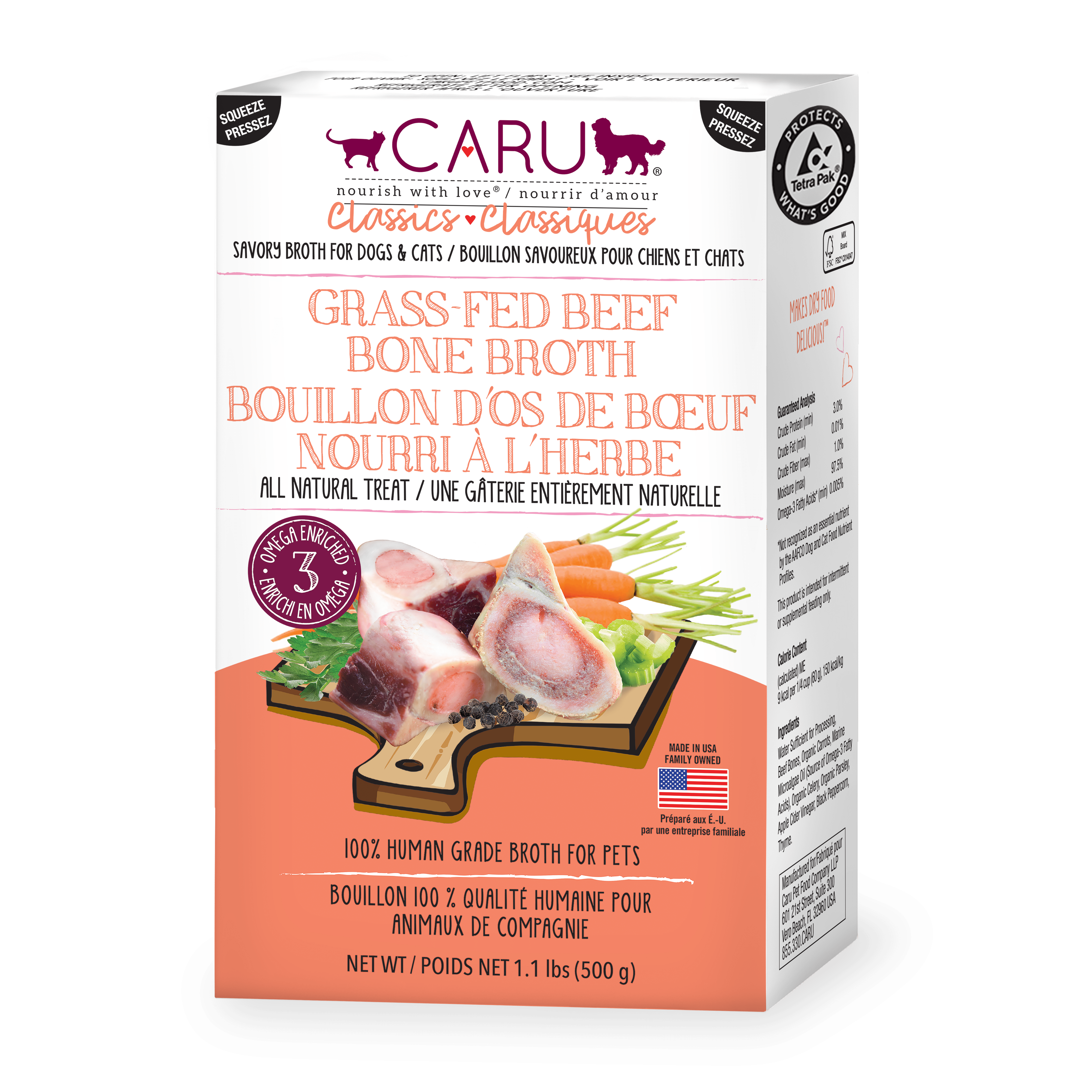 Caru Daily Dish Chicken Broth for Dogs & Cats Caru Daily Dish Chicken Broth for Dogs & Cats